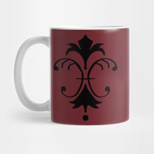 scroll floral Mug